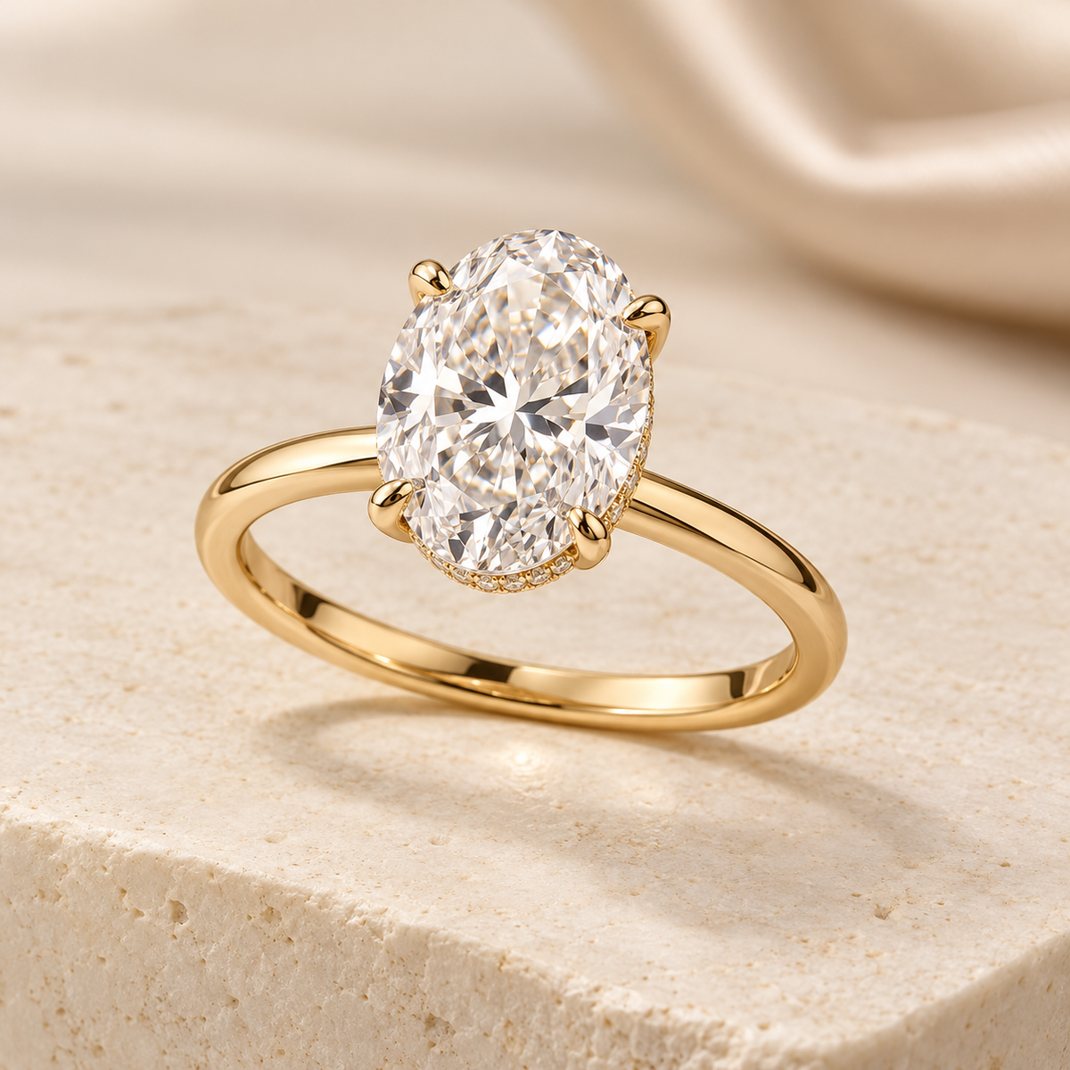 Celestine Diamonds vivienne oval ring